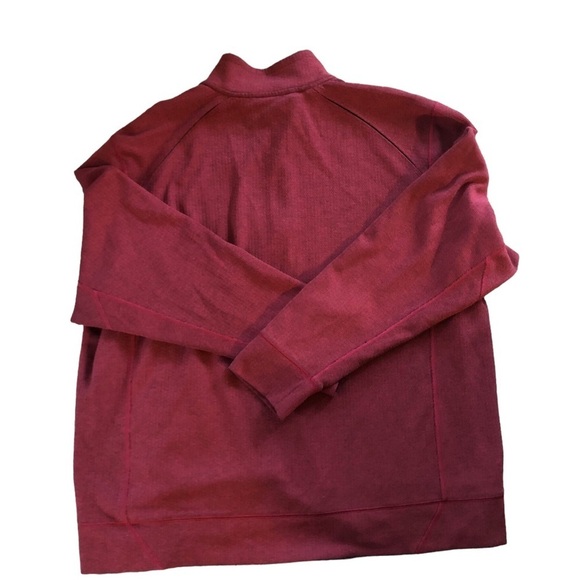 Alaskan HARDGEAR Rugged 1/4 Zip Pullover Jacket Burgundy 2XL Standard Fit Fall - Picture 4 of 5
